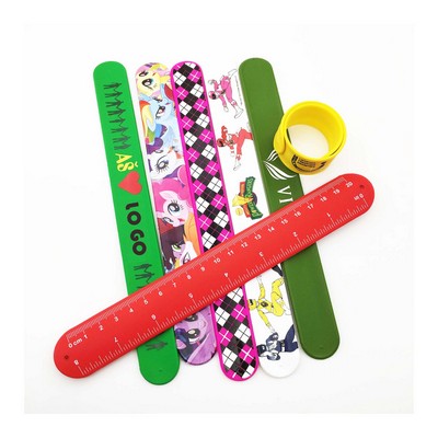 Custom Printed Silicone Slap Bracelet