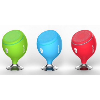 Mini Whale Waterproof Phone Stand Bluetooth Speaker With Sucker And 700MAH Battery