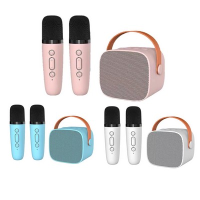 Mini Smart Portable Outdoor Wireless Speaker with 2 Microphones