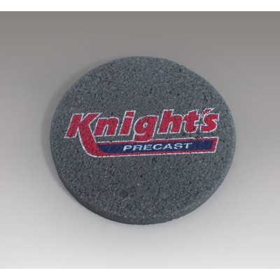 Round Concrete Texture Coaster (UV Print)