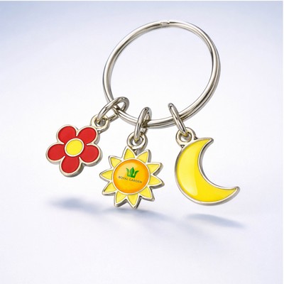 Charming Key Chain w/3 Custom Charms (Classic)