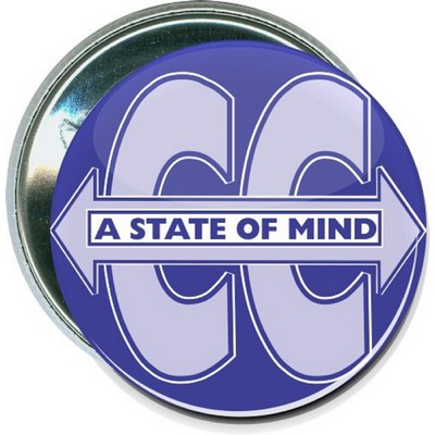 Cross Country - A State of Mind - 2 1/4'' Round Button