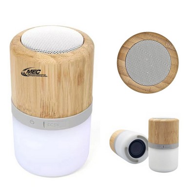 Bamboo Wireless Light Up Speaker
