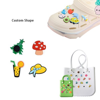 1.18" Custom Shape PVC Shoe Charms