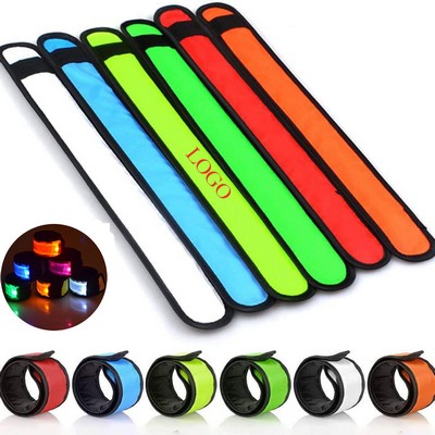 LED Light Up Slap Band for Night Running