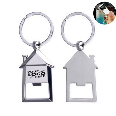 House Keychain Bottle Opener