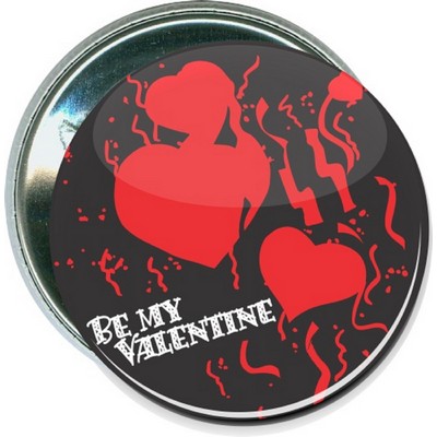 Valentine's Day - Be My Valentine, 1 - 2 1/4'' Round Button