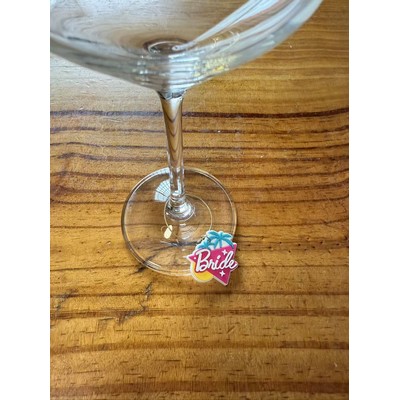 Custom PVC Wine Glass Charms