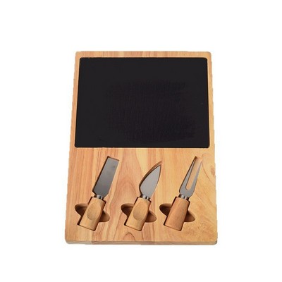 Slate-Topped Cheese Serving Platter