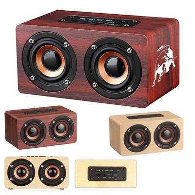 Wooden Wireless Retro Speaker