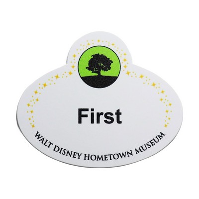 Laminated Name Badge Full Color (2.5"x3") Rectangle w/Bump - No Personalization