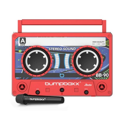 Bumpboxx Remixx Bluetooth Boombox Speaker Electric Red