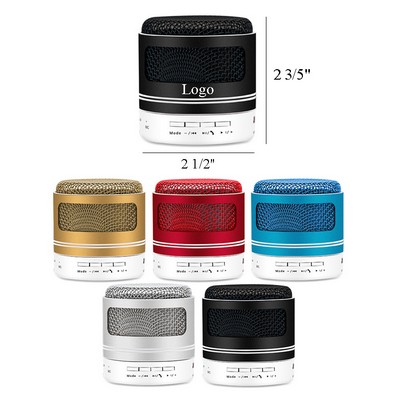 Aluminium Portable Bluetooth Speaker