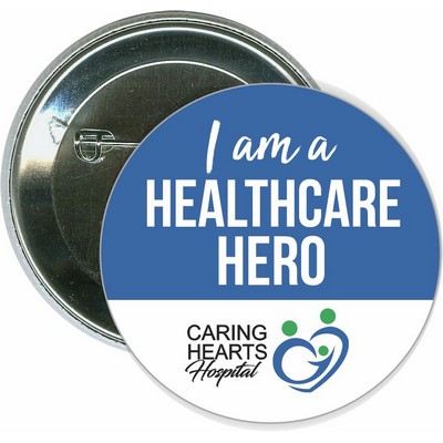 Event - Healthcare Hero, Coronavirus, COVID-19 - 2 1/4'' Round Button
