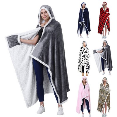 Wearable Hooded Blanket